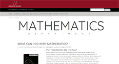 Desktop Screenshot of math.edgewood.edu