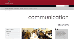Desktop Screenshot of comms.edgewood.edu