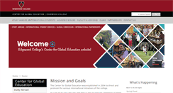 Desktop Screenshot of globaleducation.edgewood.edu