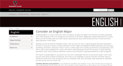 Desktop Screenshot of english.edgewood.edu