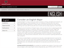 Tablet Screenshot of english.edgewood.edu