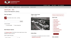 Desktop Screenshot of library.edgewood.edu